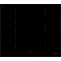 Smeg SI5643B 60cm Touch Control Induction Hob with Angled Edge Glass in Black Glass